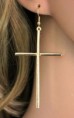 Pendientes de Cruces - Dorados