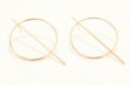Pendientes de Figuras Geometricas - Dorado
